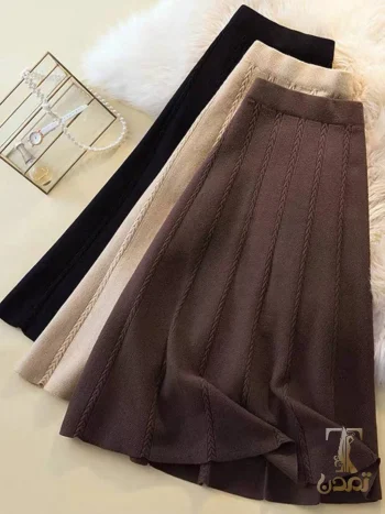 دامن بافت گرم بالا وارداتی سایز ۳۶ تا ۴۶
