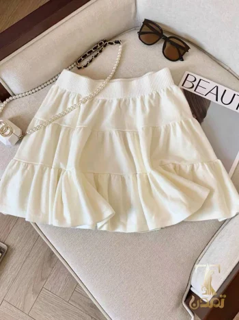 دامن بافت لایه‌ای زنانه مدل جدید و شیک | وارداتی